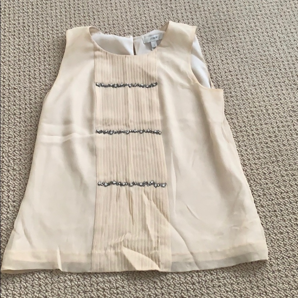 Jcrew blouse with rhinestones